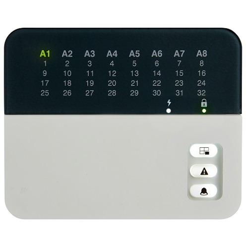Клавиатура 8 групи 32 зони - Teletek Electronics Eclipse LED 32 PR