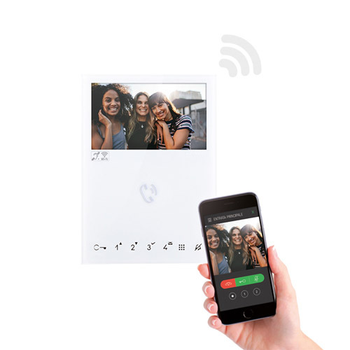 Монитор цветен 4.3" HF Wi-Fi - Comelit MINI CE-6741W
