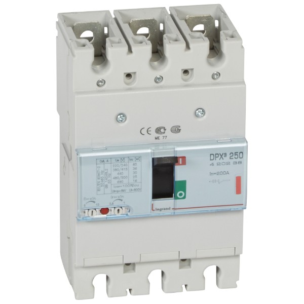 АП 3P 200A 36kA TM - Legrand DPX3 250 420238