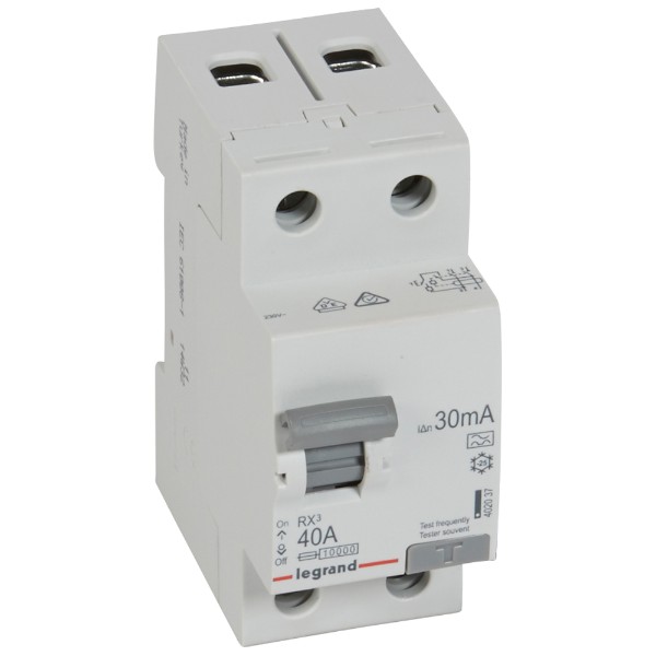 ДТЗ 2P 40A 30mA тип A - Legrand RX3 402037