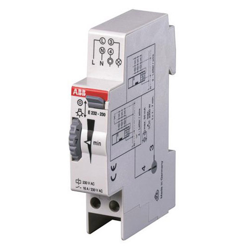 Стълбищен автомат 1P 16A 1NO 230V - ABB E232E 2CDE110003R0511