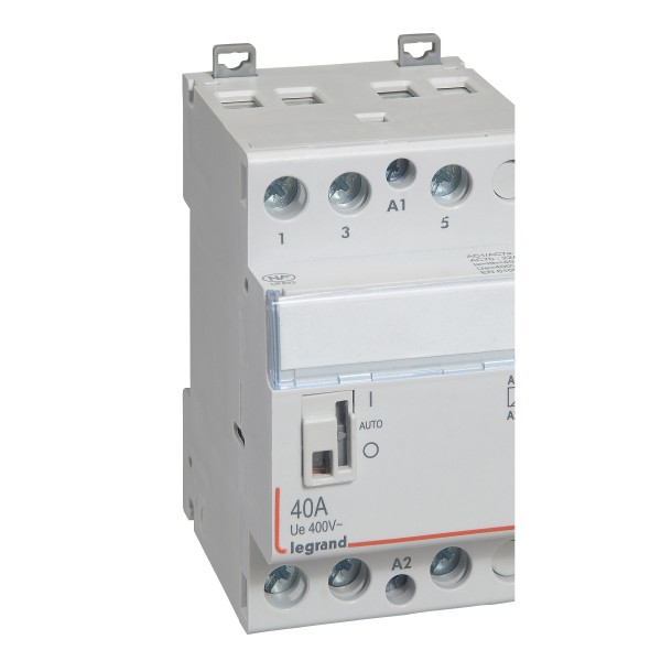 Модулен контактор 40A 3NO 230VAC с ръкохватка - Legrand CX3 412549