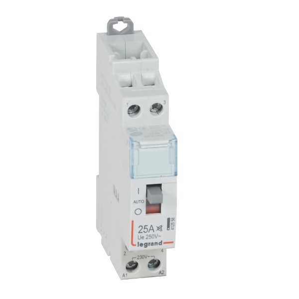 Модулен контактор 25A 2NO 230VAC с ръкохватка тих - Legrand CX3 412558