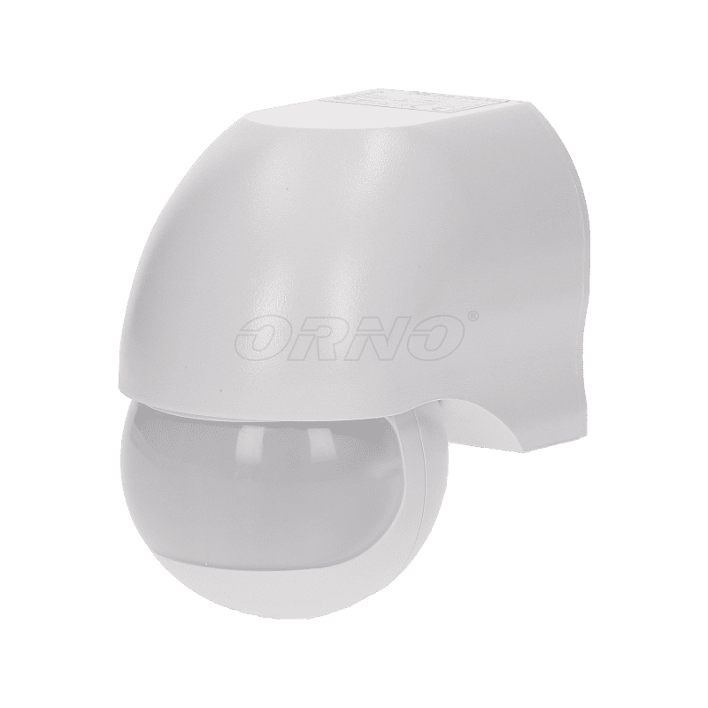 Детектор PIR открито на стена 180° IP44 - ORNO 204 OR-CR-204/W