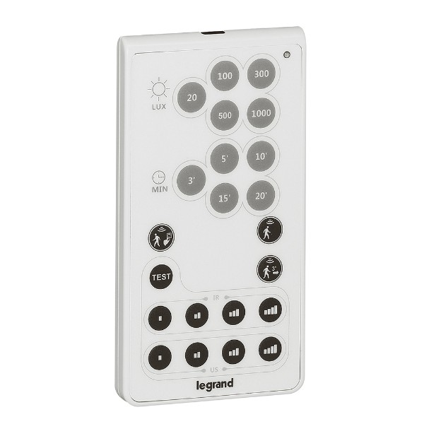 Дистанционно за настройка на цифрови детектори без дисплей - Legrand Motion sens 88235