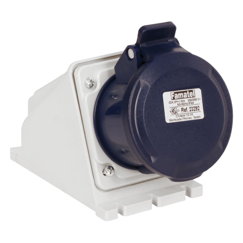 Контакт открит монтаж 2P+E 32A 230V IP44 - Famatel SERIE 11 FR23292