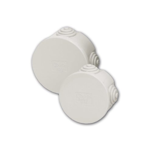 Разклонителна кутия открит монтаж Ф65 x35mm IP54 Сив - Courbi Watertight CR32-21001-653