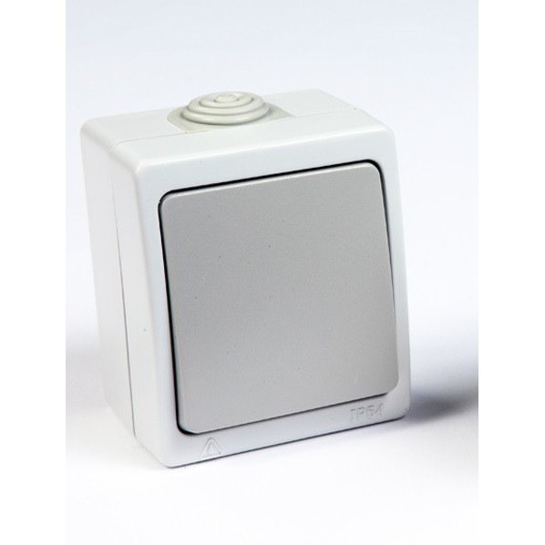 Ключ девиаторен IP54 Сив - Courbi Surface CR32-20010-001