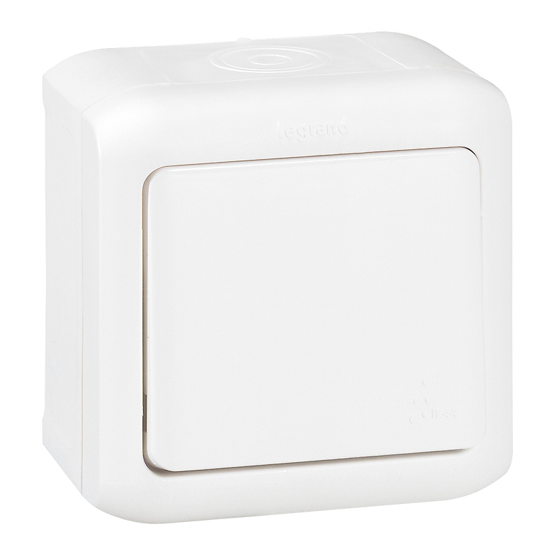 Бутон еднополюсен IP44 Бял - Legrand Forix 782364
