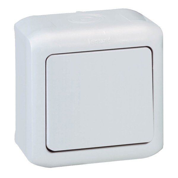 Бутон еднополюсен IP44 Сив - Legrand Forix 782384