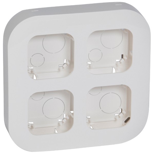 Рамка групираща за 4 механизма IP21 Бял - Legrand Forix 782494
