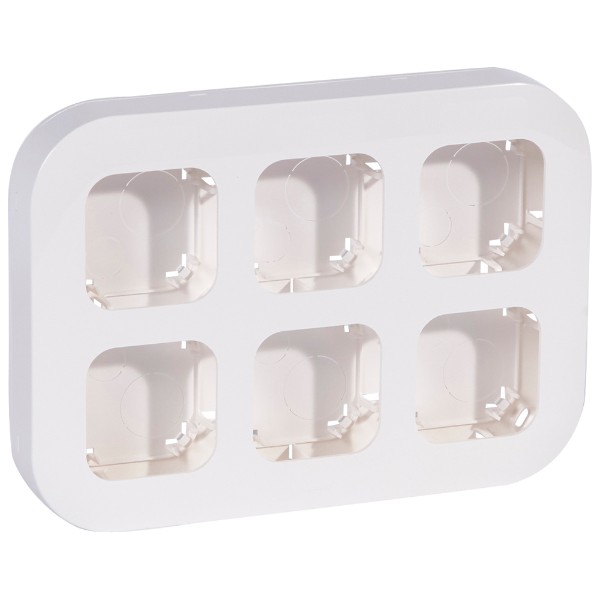 Рамка групираща 6 механизма IP21 Бял - Legrand Forix 782496