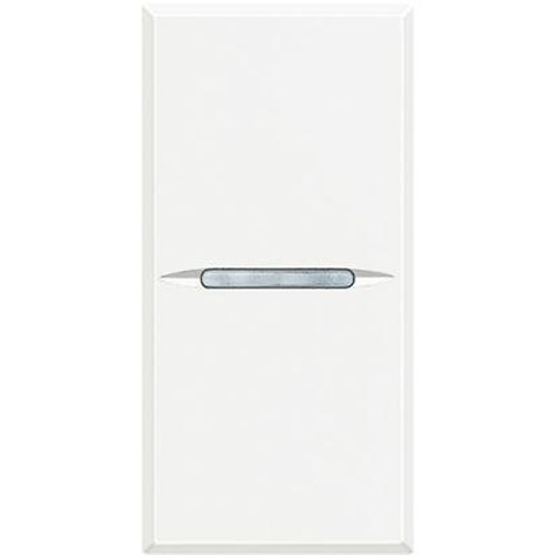 Ключ еднополюсен аксиален 1М Бял - bticino Axolute HD4001N