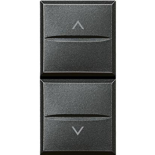 Ключ за управление на щори 1М Антрацит - bticino Axolute HS4027