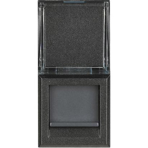 Розетка 1xRJ45 Cat. 6 STP 1М Антрацит - bticino Axolute HS4279C6S