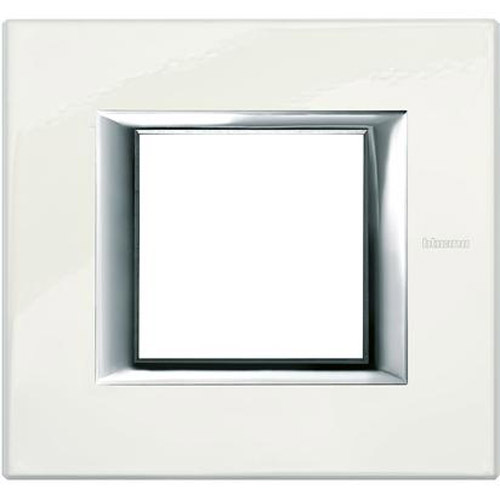 Рамка 2М Rectangular White Limoges (BG) - bticino Axolute HA4802BG