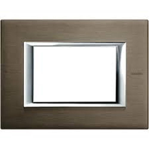 Рамка 3М Rectangular Brushed bronze (BR) - bticino Axolute HA4803BR