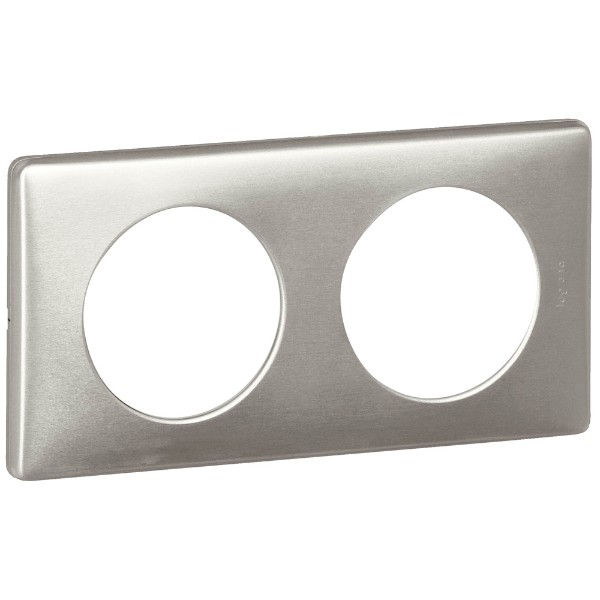 Рамка 2х Aluminium (Алуминий) - Legrand Celiane 68922