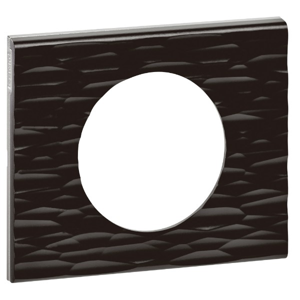 Рамка 1х Corian® Gougé (Черен никел) - Legrand Celiane 69021