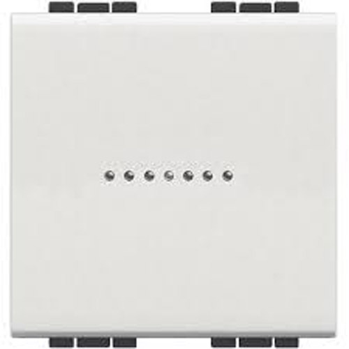 Ключ еднополюсен аксиален 2М Бял - bticino Livinglight N4051M2AN