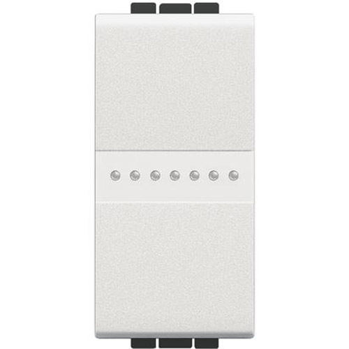 Ключ кръстат аксиален 1М Бял - bticino Livinglight N4054