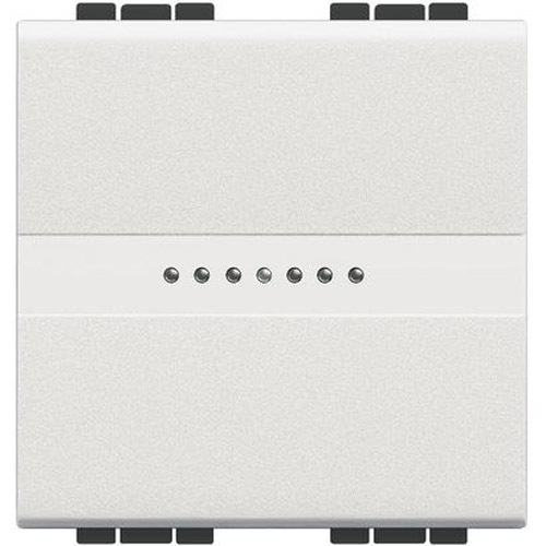 Ключ кръстат аксиален 2М Бял - bticino Livinglight N4054M2