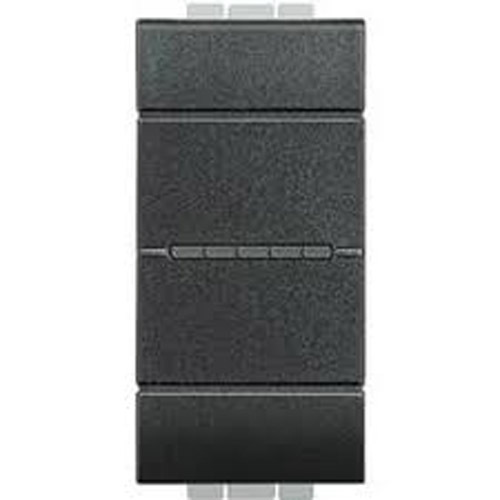 Ключ девиаторен аксиален 1М Антрацит - bticino Livinglight L4053AN