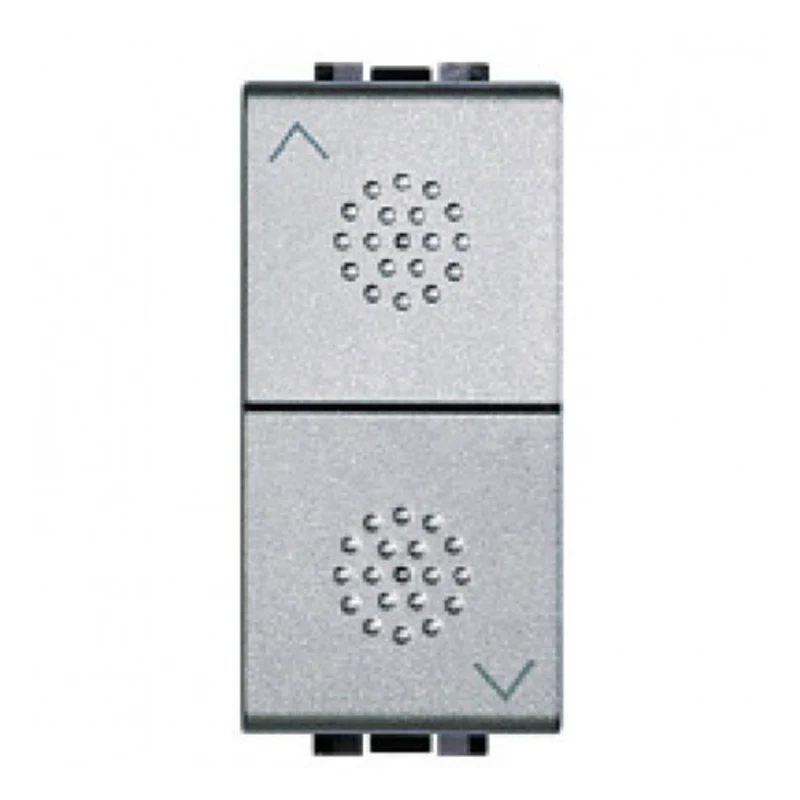 Ключ за управление на щори 1М Алуминий - bticino Livinglight NT4027