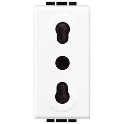 Контакт италиански стандарт 1М Бял - bticino Livinglight N4180