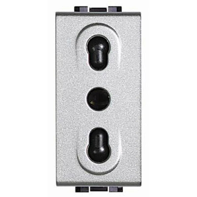Contact Italian standard 1M Aluminium - bticino Livinglight NT4180