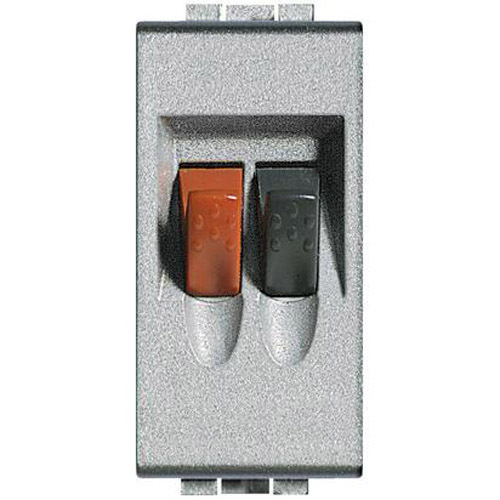 Контакт с изводи за тонколони 1М Алуминий - bticino Livinglight NT4294