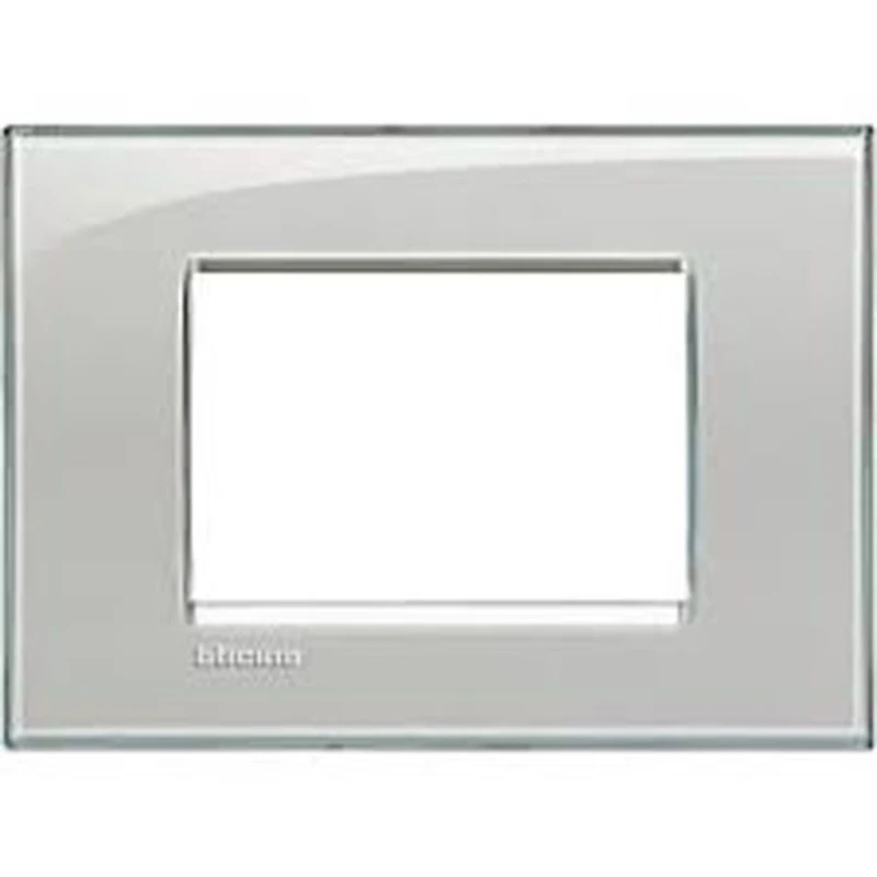Frame 3M Square Cold grey (KG) - bticino Livinglight LNA4803KG