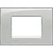 Frame 3M Square Cold grey (KG) - bticino Livinglight LNA4803KG