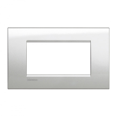 Рамка 4М Square Moonlight silver (GL) - bticino Livinglight LNA4804GL