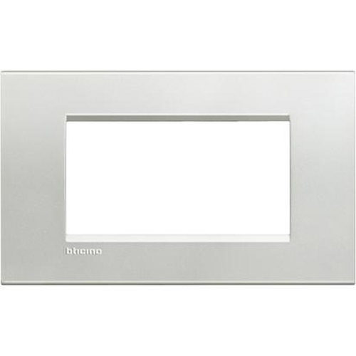 Рамка 4М Square Silver (AG) - bticino Livinglight LNA4804AG