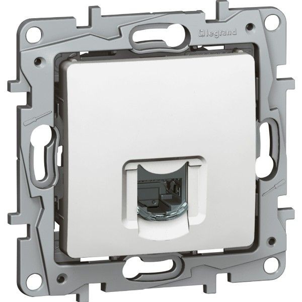 Розетка 1xRJ45 Cat. 6 UTP Бял - Legrand Niloe 764573