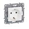 Контакт шуко 2P+E 16A Бял - Legrand Niloe 764539