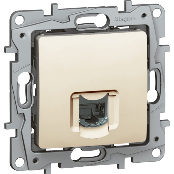 Розетка 1xRJ45 Cat. 6 STP Крем - Legrand Niloe 664875