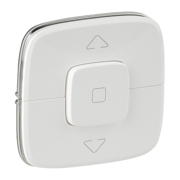 Лицева плочка за управление на щори Бял - Legrand Valena Allure 755145
