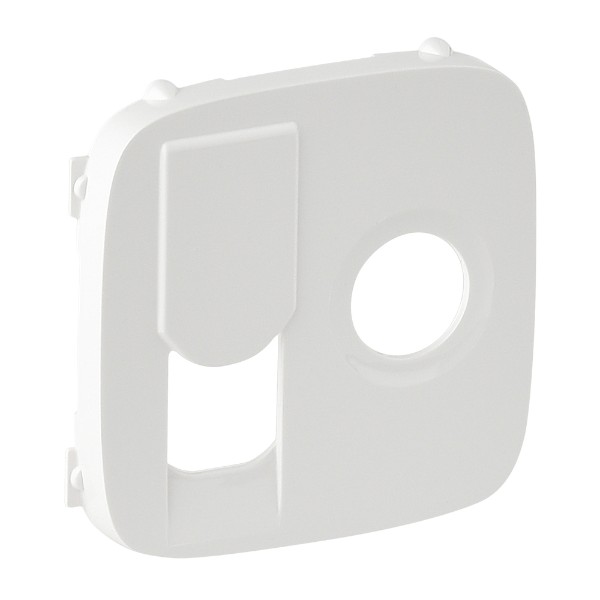 Лицева плочка за розетка TV+RJ45 Бял - Legrand Valena Allure 754835