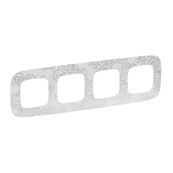 Рамка 4х Нарцис хром - Legrand Valena Allure 754344