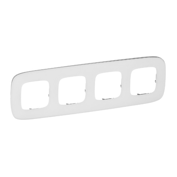 Рамка 4х Бяло стъкло - Legrand Valena Allure 755544