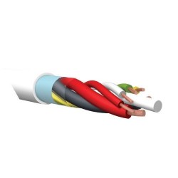 Кабел екраниран 6х0.22 бял - 100 m - ELAN ACS E020061