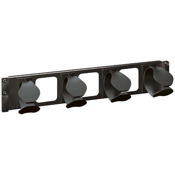 Панел 19" 2U аранжиращ, 4 PVC щипки - Legrand LCS 46523