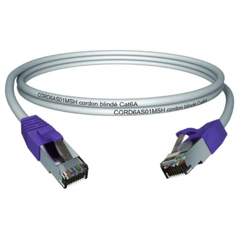 Корда C6A U/FTP 1.0 m LSZH, червена - MMC CORD6ASxMSH MCORD6AS01RMSH