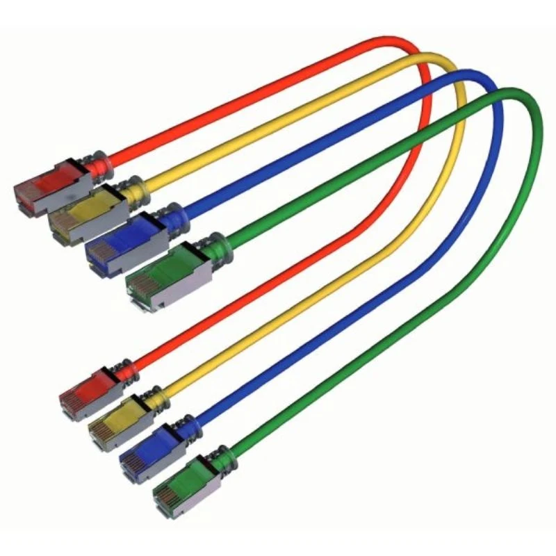 Корда C6A U/FTP 1.0 m LSZH, червена - MMC CORD6ASxMSH MCORD6AS01RMSH