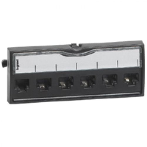 Конектор C6 UTP 1ХRJ45 (к-т 6 бр.) - Legrand LCS 33763