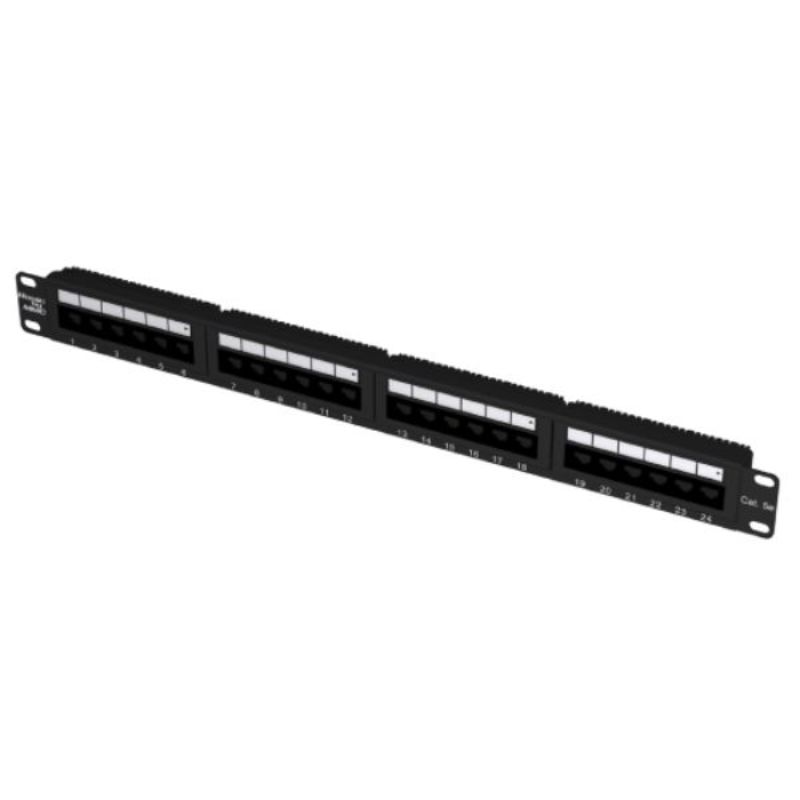 Панел 19" 1U 24XRJ45 C5e UTP, зареден - MMC BCxPANSB24 MBC5ENBPANSB24