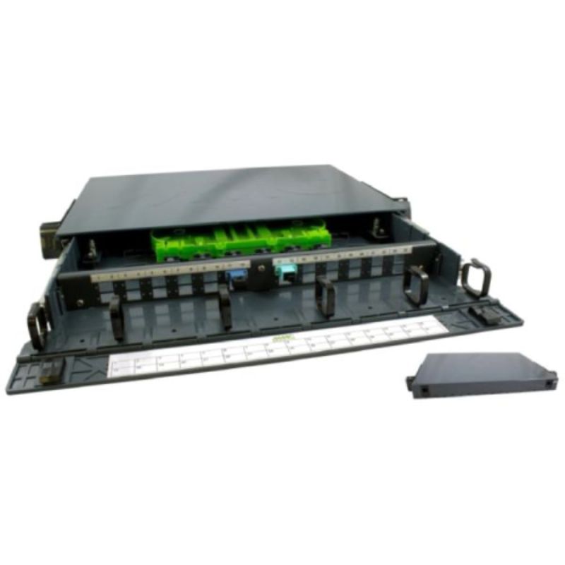Панел 19" 1U 16X SCD/LCQ, празен - MMC TT1Ux MTT1U16SCDLCQ