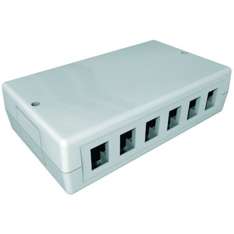 Розетка 12xRJ45 празна Бял - MMC BCBOXx MBCBOX12
